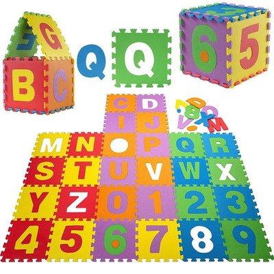 GAMES PLANET  86 Teile Kinder Puzzlematte Schutzmatte Set 3,6 m² Schaumstoff
