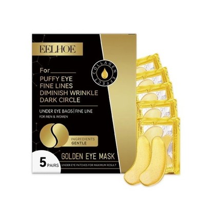 Gold Firming Eye Mask Reduces Fine Lines And Dark Circles Hydrates And Tightens
