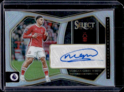 Morgan Gibbs-White Auto 2024 Panini Select Nottingham Forest Autograph