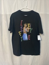 CROSS COLOURS T-Shirt Men  s Medium Black Left Eye/TLC NWT