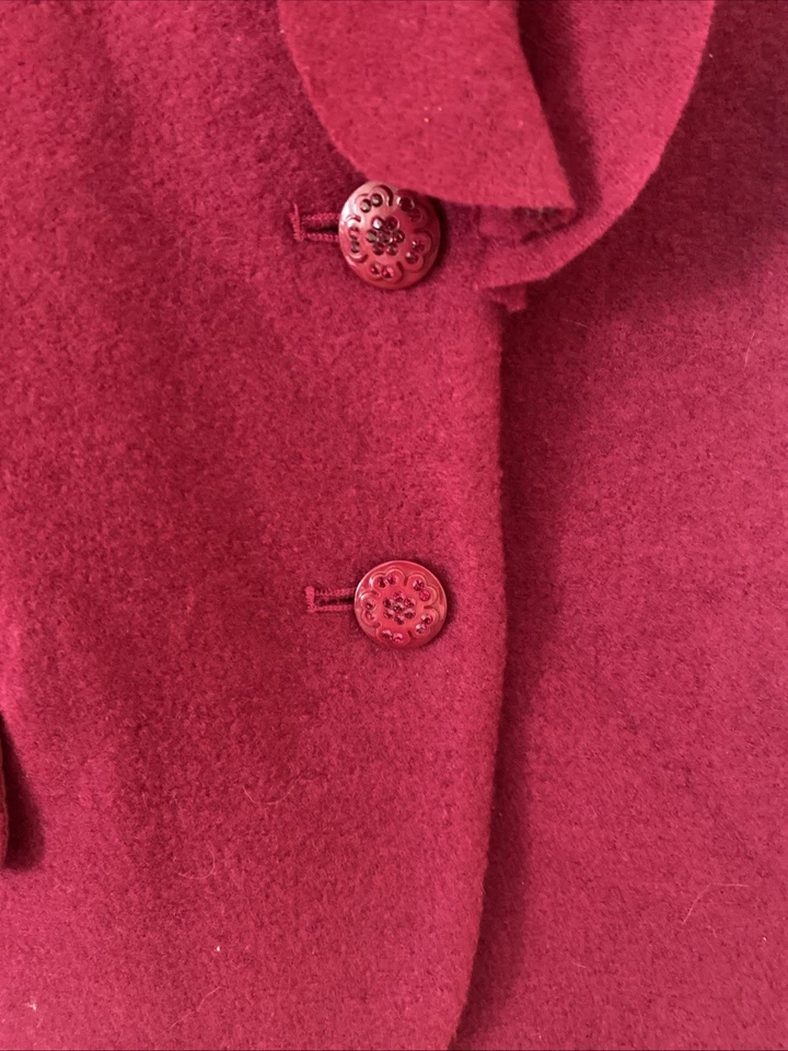 GORGEOUS Teri Jon Ricki Freeman Wool Blend Embellished Jacket Blazer Size 8 - Image 3 of 4