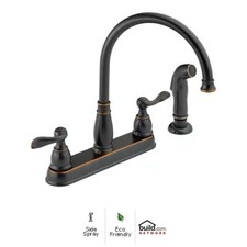 Delta 21996LF-OB Windemere Kitchen Faucet with Side Spray - Includes Lifetime
