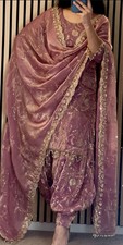 New Presenting Silk Pink Top Dhoti With Dupatta For Reception Wear