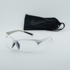 New Nike NIKE SKYLON ACE FRAM 105 White/Clear 71-7-125 Sunglasses