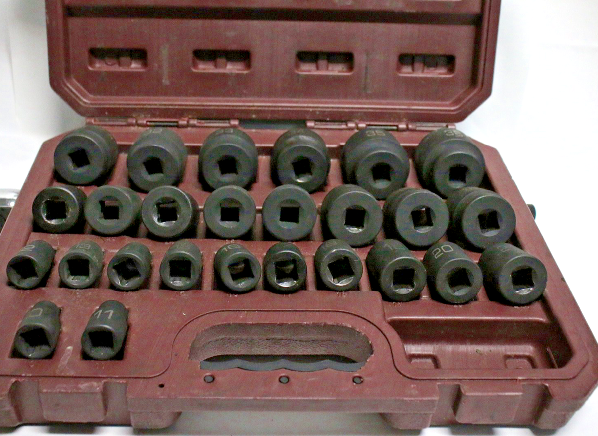 MATCO TOOLS SCPM266V 10-36MM 26 PIECE SOCKET SET Impact 1/2