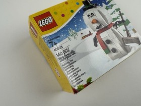 LEGO 40093 Seasonal: Snowman NEW! SEALED! [Box crunched on one side]