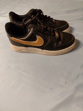 Size 5.5 GS Nike Air Force 1 Low Gold