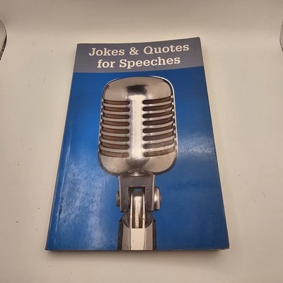 Jokes and Quotes for Speeches by Barbara Dixon Paperback Book Best Man Wedding