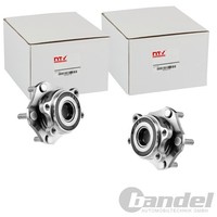 2X NTY Radlager Satz Vorne Beidseitig Passend FÜR Nissan Qashqai X-TRAIL