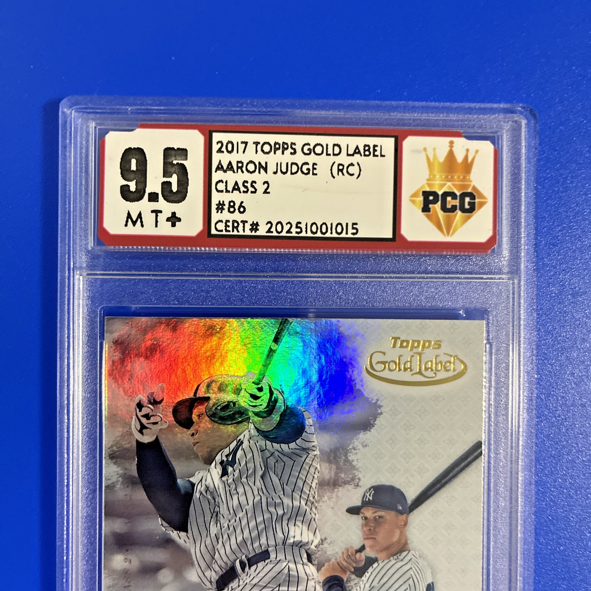 2017 Topps Gold Label - Aaron Judge #86 Class 2 (RC) for sale 