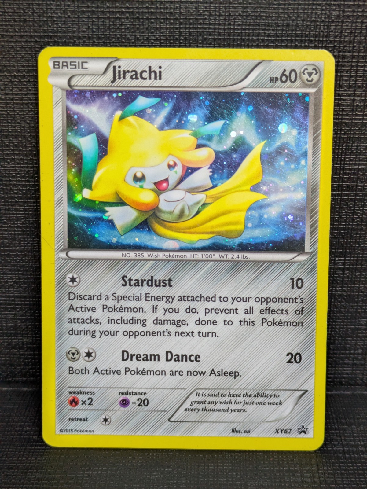 Jirachi XY67 XY Black Star Promo Holo MP