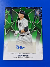 2025 Topps Update Series - Baseball Stars Autographs Ben Rice #BSAU-BRI Green...