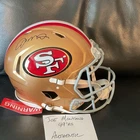 Joe Montana San Francisco 49ers Signed Original NFL Football Helmet Fanatics