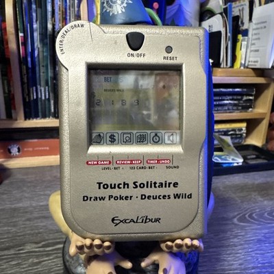 Excalibur Touch Casino Solitaire Draw Poker - Deuces Wild Handheld Video Game