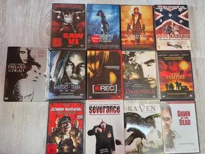 15x DVD Sammlung / Paket (Horror) Resident Evil, Dawn of the Dead, no blu ray