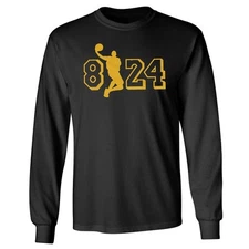 Mamba Forever Tribute - 8 & 24 Basketball Legend Long Sleeve Tshirt