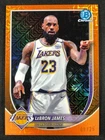 2025-26 Bowman LEBRON JAMES Chrome Orange Mojo Mega Refractor! SP #'d /25!