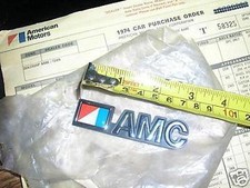 Amc Nos Emblem Amx Javelin Concord Sx4 Gremlin Hornet Matador Eagle Pacer Spirit