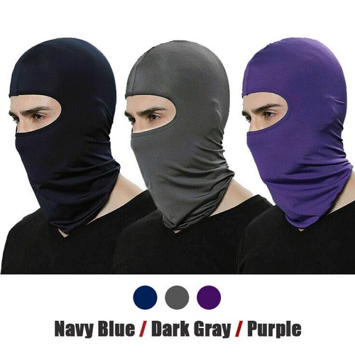 3 PCS Fashion Lycra Ski Face Mask Classics Moto Bike Balaclava Neck Hood Hat CA - Picture 34 of 51