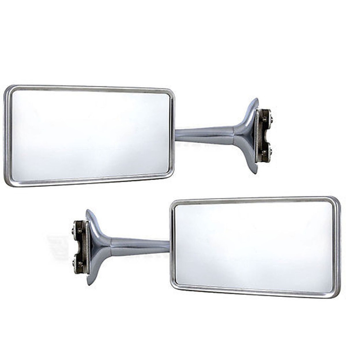 Rectangle Long Arm Peep Glass Mirror Outside Side Rear View Door