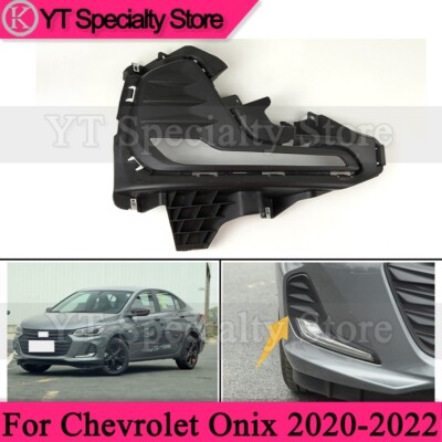 Right Side Front Bumper Fog Light Cover Grille  For Chevrolet Onix 2020-2022