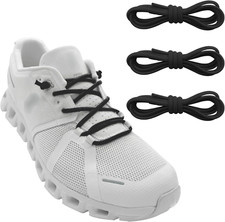 3 Pairs Elastic Shoe Laces Replacement Laces for on Cloud,Stretch round