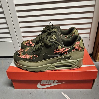 Nike Air Max 90 C Digi Camo Olive Cargo Men s Size 9  Sneakers BNIB NEW