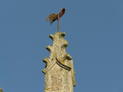 Photo 6x4 Mavis Enderby's headless chicken The weathercock on St Michael& c2008