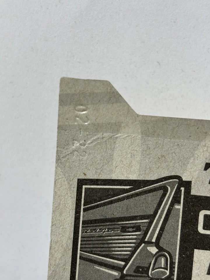 ERROR Hot Wheels Púrpura Triásico 5 '55 Chevy Bel Air Gasser Falta Calcomanías Laterales Foto 4 de 4