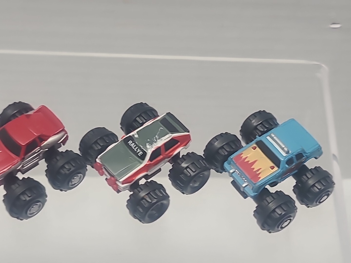 7 Vintage Micro Machines Monster Trucks 4x4 Ford Jeep Ferrari 308 Audi
