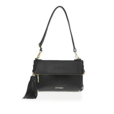 JOY &  IMAN Tassel Chic Leather Crossbody with RFID 603223-J
