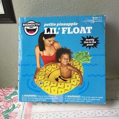 Bigmouth Petite Pineapple Lil' Float Ages 1-3 up to 45lbs