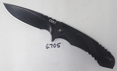 Black CRKT Columbia River Directive Pocket Knife Folder 1063 Blade TSA Auction
