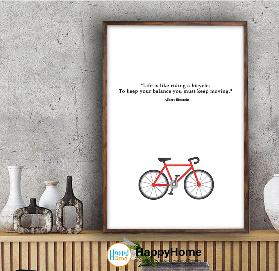 Albert Einstein Quotes Motivational Inspirational Wall Art Canvas Office Decor - Image 3 of 4