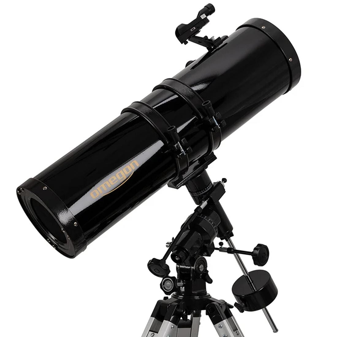 Télescope Omegon 150/750 EQ3 avec oculaire zoom et guide complet pour débutant