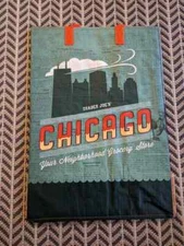 New Chicago Trader Joe's Reusable Shopping Tote Bag 6 Gallon NWT