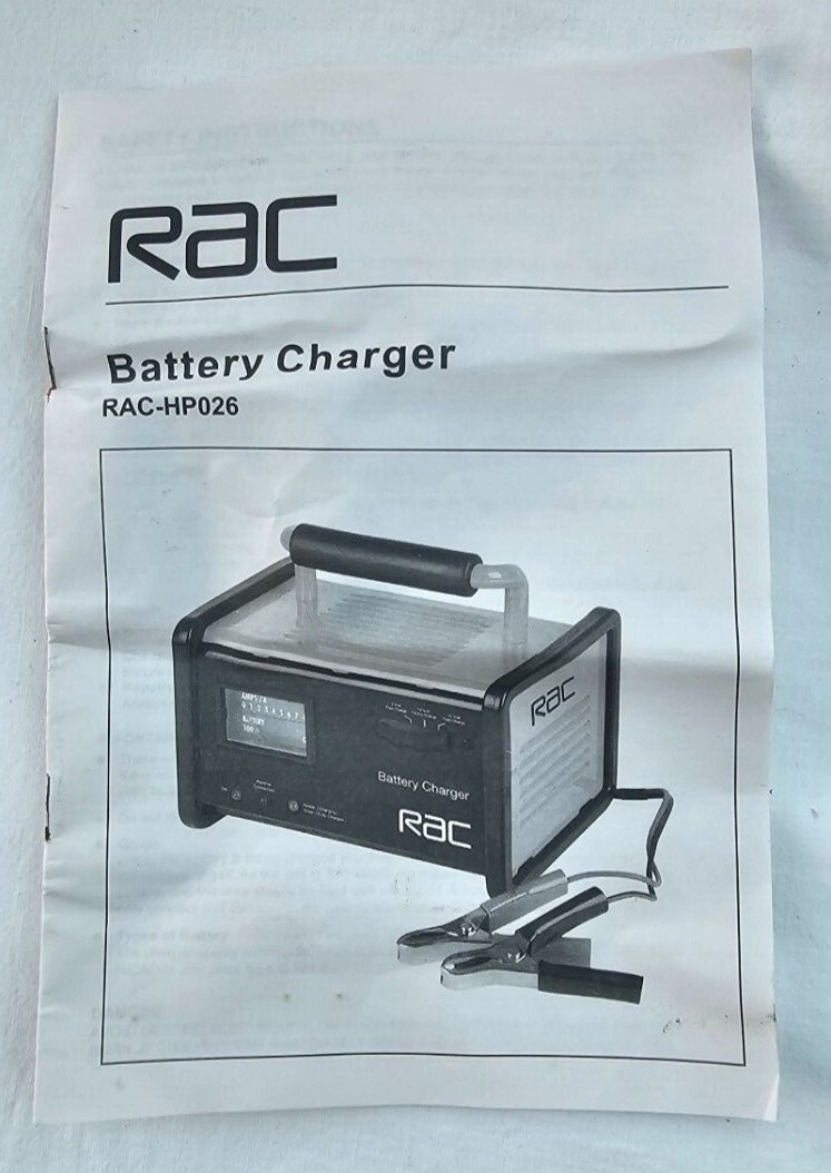 Hilka RAC 12A Car Battery Charger (RACHP026) Fast and Trickle Charging 5013433014488 eBay