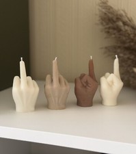 Middle finger S Size candle, F*ck you Candle, Funny, Rude, Christmas Gift Idea