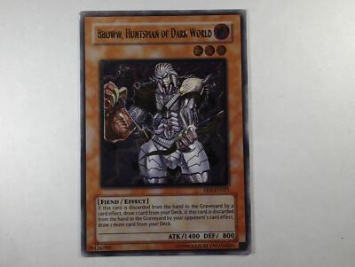Yugioh BROWW, JÄGER DER FINSTEREN WELT , een-en021 Ultimate Rare englisch NM 