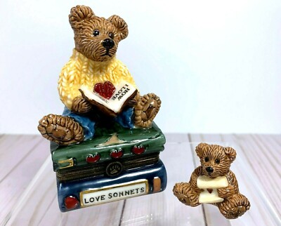 Boyds Bearware Potteryworks ~  ''Wilson With Love Sonnets''  ~ #392007 ~ NIB!