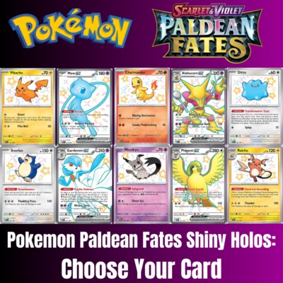 shiny pokemon cards paldean fates Pokemon TCG | Paldean Fates Tin main image 0