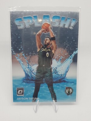 2022-23 Donruss Optic Jayson Tatum Optic Splash Insert #7 Boston Celtics