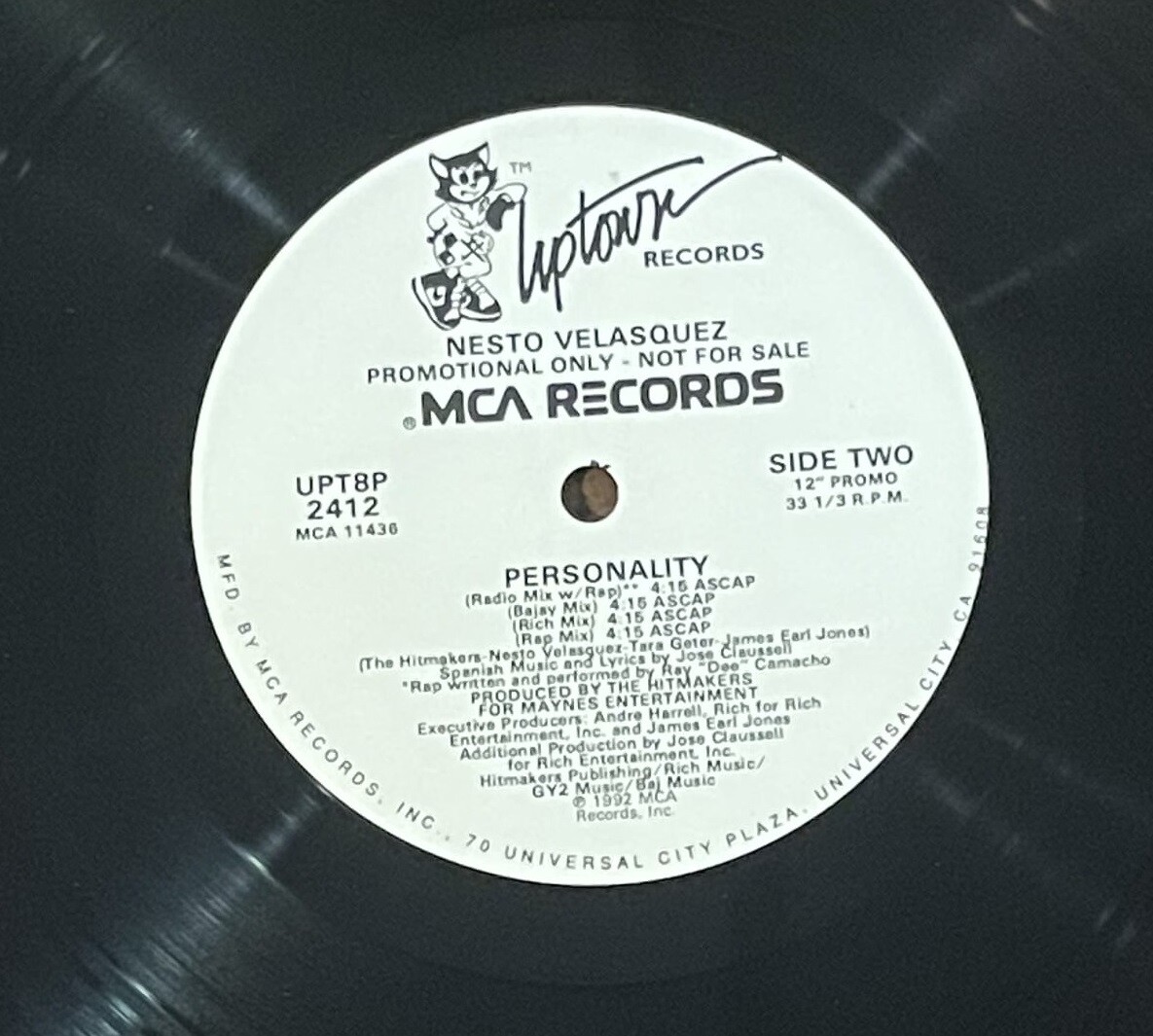 【R&B】NESTO VELASQUEZ / PERSONALITY Nesto Velasquez – Personality – Vinyl (12