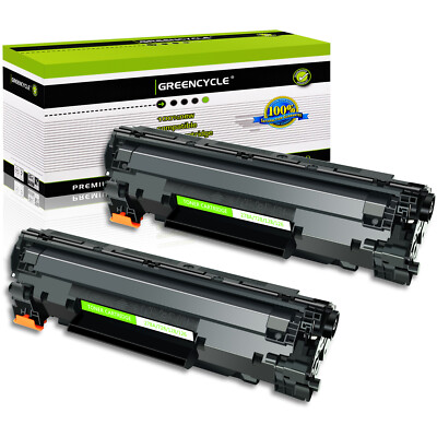 GREENCYCLE 2PK CRG-126 Toner Cartridge Fits for Canon LBP6200 LBP6230 LBP6230dw