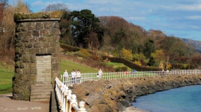 Photo 6x4 The loughshore path, Whiteabbey (1) One of two stone structures c2011