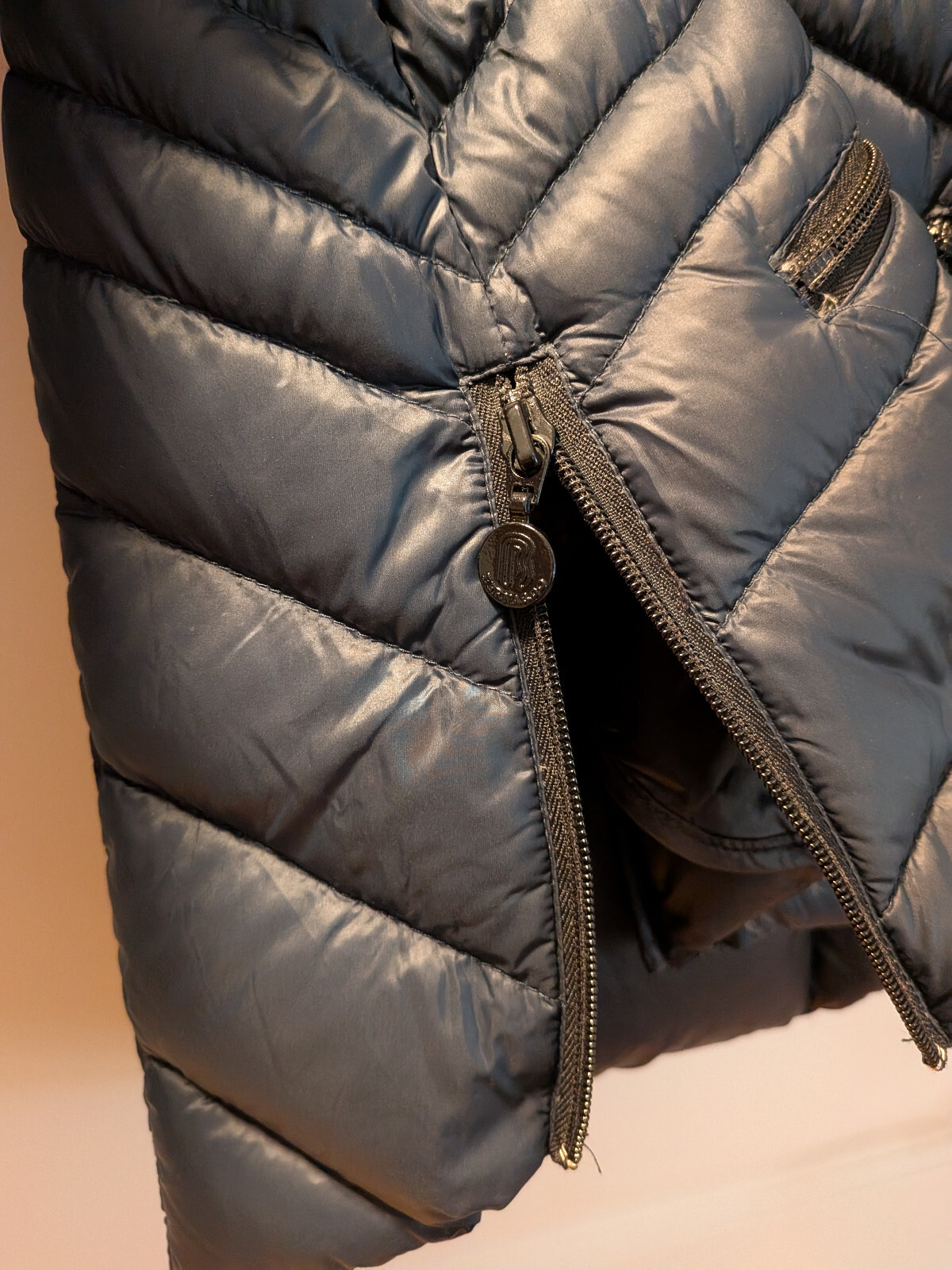 Bernardo Primaloft Duck Down Packable Puffer Navy… - image 4