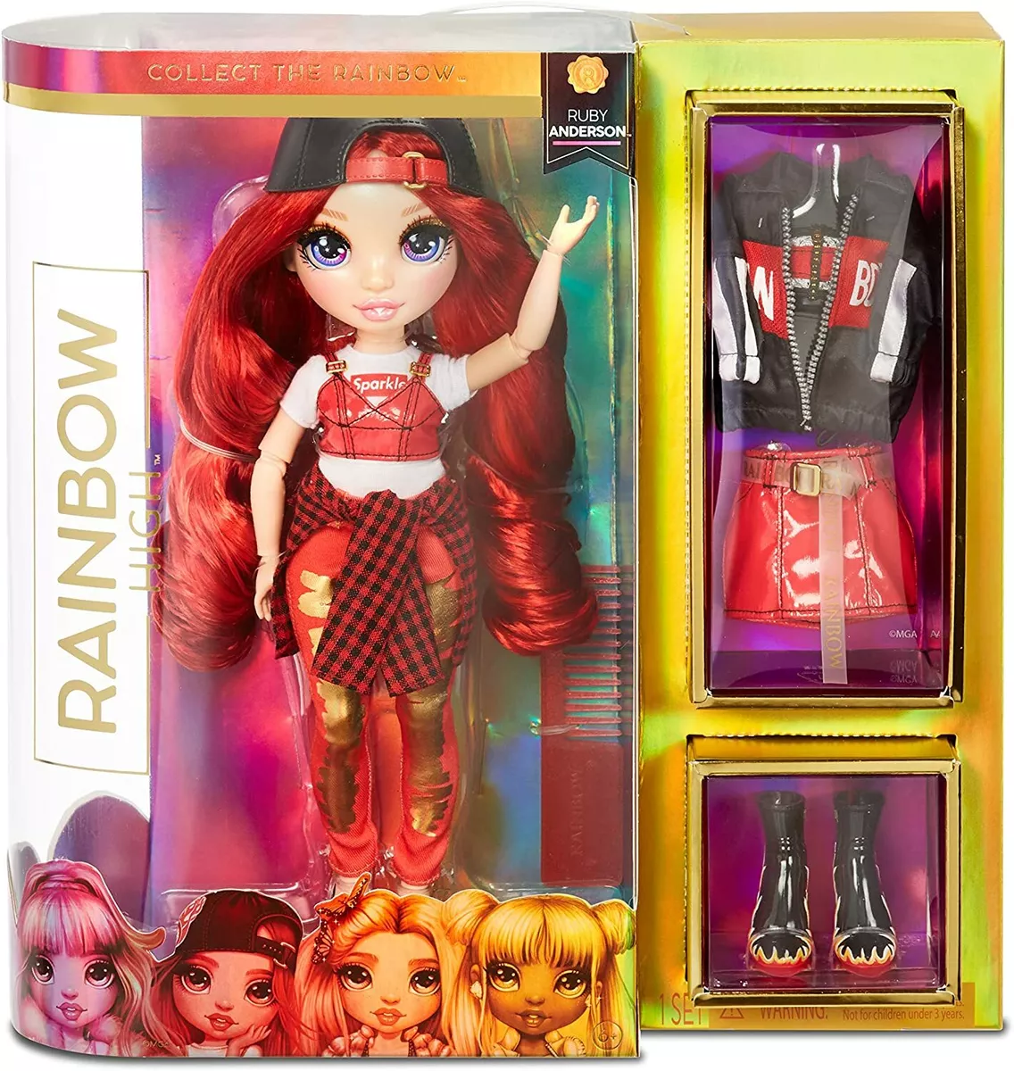 Soldes MGA Entertainment Rainbow Surprise Fashion Doll Ruby