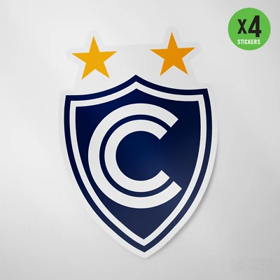 Cienciano Peru 4 Pack Sticker Vinyl Decal Calcomania Rojos Imperiales Cusco