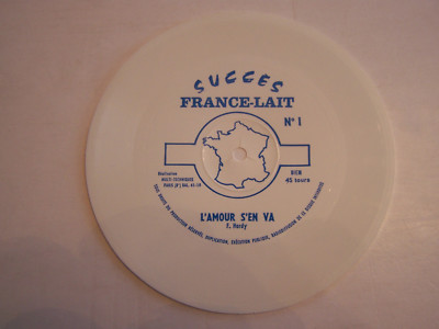 VINYL 45 TOURS Publicitaire Succes France - Lait N° 1 , Francoise Hardy . EUR 5,90 - FR