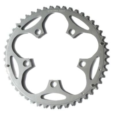 Plateau Stronglight Dural 5083 130 PCD 38T Argent - VTT 9/10v Shimano